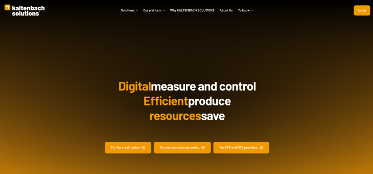 Kaltenbach-solutions Front page